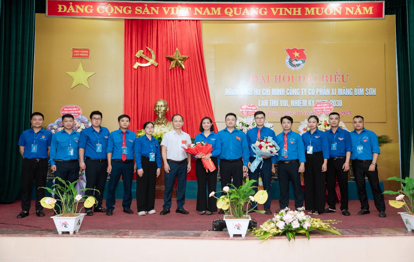 Đại hội đại biểu Đoàn TNCS Hồ Chí Minh Công ty Cổ phần Xi măng Bỉm Sơn lần thứ VIII, nhiệm kỳ 2025-2030 thành công tốt đẹp